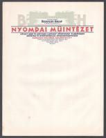 Első Magyar Betűöntöde minták, 7 db, 30,5×23 cm