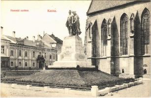 Kassa, Kosice; Honvéd szobor / Hungarian military monument