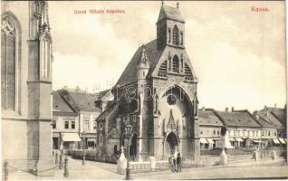Kassa, Kosice; Szent Mihály kápolna, üzletek / chapel, shops