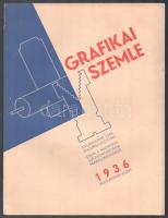 1932-1936 A Grafikai Szemle 5 db száma