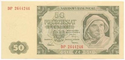 Lengyelország 1948. 50Zl T:II-,III szép papír Poland 1948. 50 Zlotych C:VF,F nice paper Krause KM#138