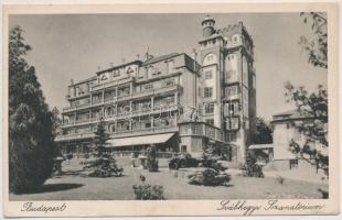 1933 Budapest XII. Svábhegy, Szanatórium, automobil (EK)