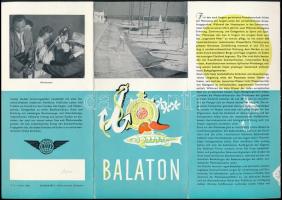 cca 1960 Balaton IBUSZ képes ismertető, német nyelven