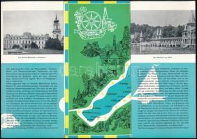 cca 1960 Balaton IBUSZ képes ismertető, német nyelven