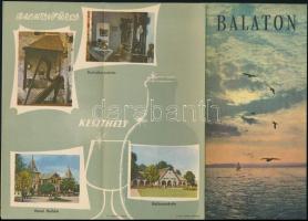 cca 1960 Balaton - színes ismertető füzet