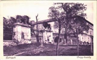 1928 Gyöngyös, Orczy kastély