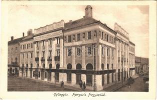 1929 Gyöngyös, Grand Hotel Hungária szálloda. Danderer tőzsde kiadása (kis szakadás / small tear)