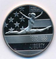 Amerikai Egyesült Államok 1992S 1/2$ Cu-Ni 1992. évi Olimpia T:PP USA 1992S 1/2 Dollar Cu-Ni 1992 Olympics C:PP