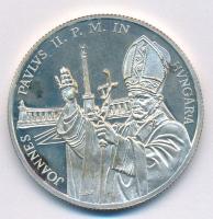 1991. 500Ft Ag II. János Pál pápa látogatása T:1- (eredetileg PP) patina Adamo EM120