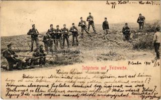 1900 K.u.K. Infanterie auf Feldwache / Austro-Hungarian military, infantry (EB)