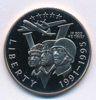 Amerikai Egyesült Államok 1993P 1/2$ Cu-Ni "II. Világháború 50. évfordulója" T:PP USA 1993P 1/2 Dollar Cu-Ni "50th Anniversary of World War II" C:PP Krause KM#243