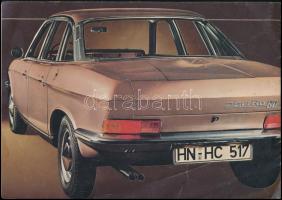cca 1970-1980 NSU Ro 80 képes autóprospektus, ismertető, német nyelven