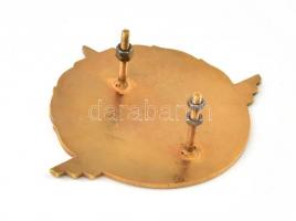 5000 km balesetmentesen, fém plakett, d: 9 cm