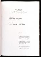 Pécsvárady László: Versek. Csodás Csopak. Egykorvolt Csopak. hn.,én., ny.n. (Szerzői kiadás?) Kiadói...