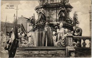 Budapest, IV. Károly király koronázása, az eskü