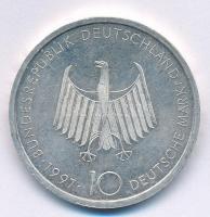 Németország 1997. 10M Ag "Diesel Motor Centenárium" T:1- (PP) Germany 1997. 10 Mark Ag &qu...