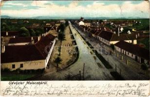 Malacka, Malatzka, Malacky; Fő utca / main street (fa)