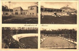 1931 Frankfurt am Main Stadion / sports stadium, football field, bicycle track race, swimming pool (EK)