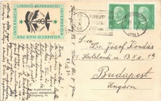 1931 Kaliningrad, Königsberg; Hauptbahnhof / railway station, trams, bicycles
