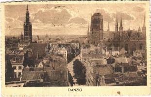 1923 Gdansk, Danzig; general view (fl)