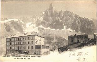 1906 Chamonix-Mont Blanc, Hotel du Montanvert et Aiguille du Dru