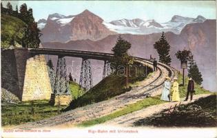 Isenthal, Rigi-Bahn mit Urirotstock / Rigi mountain railway
