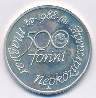 1988. 500Ft Ag "Világ vadvédelmi alap" T:BU Adamo EM100