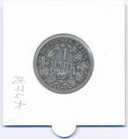 Német Birodalom 1874A 1M Ag T:3  German Empire 1874A 1 Mark Ag C:F  Krause KM#7