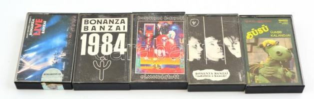 4 db Bonanza Banzai és 1 db Süsü újabb kalandjai magnókazetta