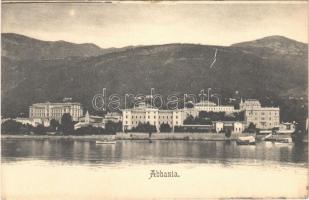 Abbazia, Opatija; látkép, szálloda / general view, hotel, beach, boats