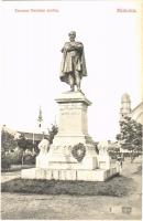 1910 Miskolc, Szemere Bertalan szobor, zsinagóga. Ferenczi B. kiadása