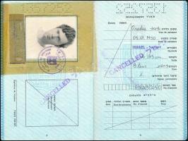 1979 Izraeli útlevél / Izraeli passport