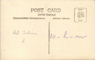 1918 SMS Szent István az Osztrák-Magyar Haditengerészet Tegetthoff-osztályú csatahajó matrózai a ten...