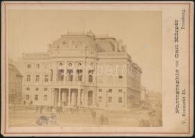 cca 1880-1890 Pozsony, keményhátú fotó, Carl Körper műterméből 10x13 cm