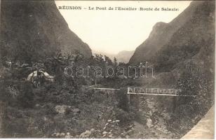 Le pont de l'Escalier (Route de Salazie) / bridge, mountains