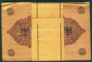 Német Birodalom/Weimari Köztársaság 1920. 2M(50x) részletekben egymásutáni sorszámokkal, eredeti ban...
