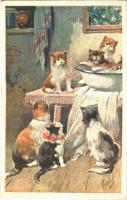 1929 Cats. B.K.W.I. 378-5. s: K. Feiertag (EK)