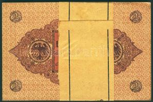 Német Birodalom/Weimari Köztársaság 1920. 2M(50x)egymásutáni sorszámokkal, eredeti bankszalaggal átk...