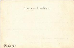 1905 Abbazia, Opatija; strand, fürdőzők / beach, bathers. photo (EK)