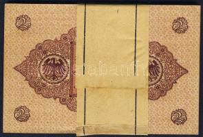 Német Birodalom/Weimari Köztársaság 1920. 2M(50x)részletekben egymásutáni sorszámokkal, eredeti bank...