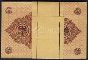 Német Birodalom/Weimari Köztársaság 1920. 2M(50x)részletekben egymásutáni sorszámokkal, eredeti bank...