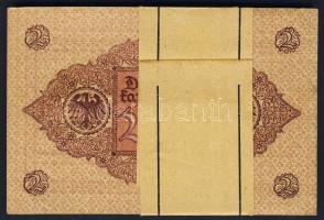 Német Birodalom/Weimari Köztársaság 1920. 2M(50x)részletekben egymásutáni sorszámokkal, eredeti bank...