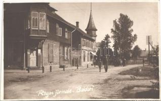 1930 Jurmala, Bulduri; street view, shops. photo