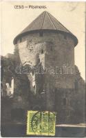 1929 Cesis, Pilsdrupas / castle. photo