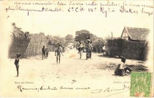 Dakar, Rue / street view, TCV card (Rb)
