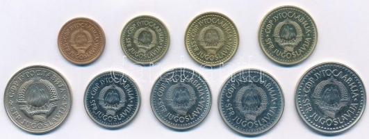 Jugoszlávia 1975-1988. 50p-100D (9xklf) T:1-,2
Yugoslavia 1975-1988. 50 Para - 100 Dinara (9xdiff) ...
