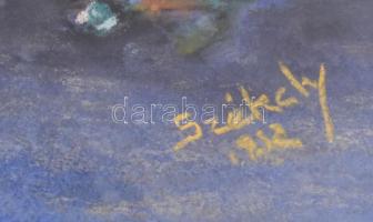 Székely jelzéssel: Virágcsendélet. Pasztell, papír. Sérült üvegezett fa keretben. 28×37,5 cm