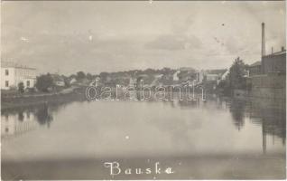1930 Bauska, riverside. A. Zale photo