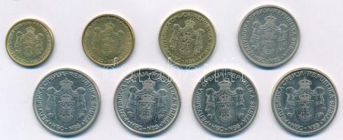 Szerbia 2005-2010. 1D-20D (8xklf) T:1-,2
Serbia 2005-2010. 1 Dinar - 20 Dinara (8xdiff) C:AU,XF