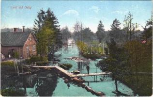 1931 Osby, Parti vid Osby / general view, wooden bridge (EK)